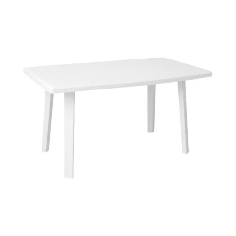 Mesa Rectangular Laury 14469 Blanca 134x79 cm