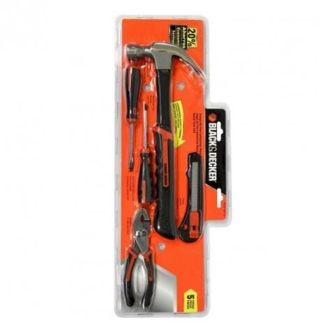 Set de Herramientas Manuales 5 Piezas Black Decker HDT51-907