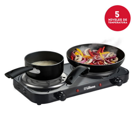 Anafe electrico 2 hornallas Liliana AAA912