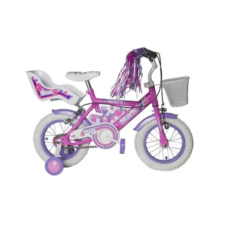 Bicicleta Stark 12" Nena Pink 613 Con Rayos
