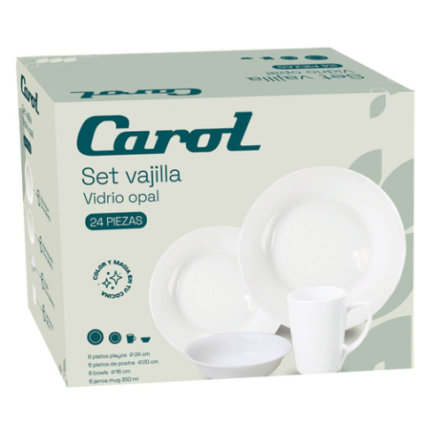 Platos Carol set x 24