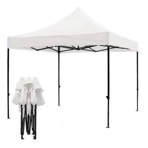 Gazebo Plegable Steel Home 3×3 Blanco
