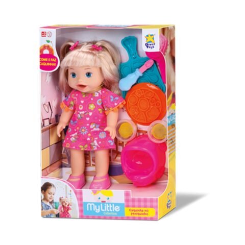 Muñeca Set de Comidas y Pelela Isakito IKDIV076