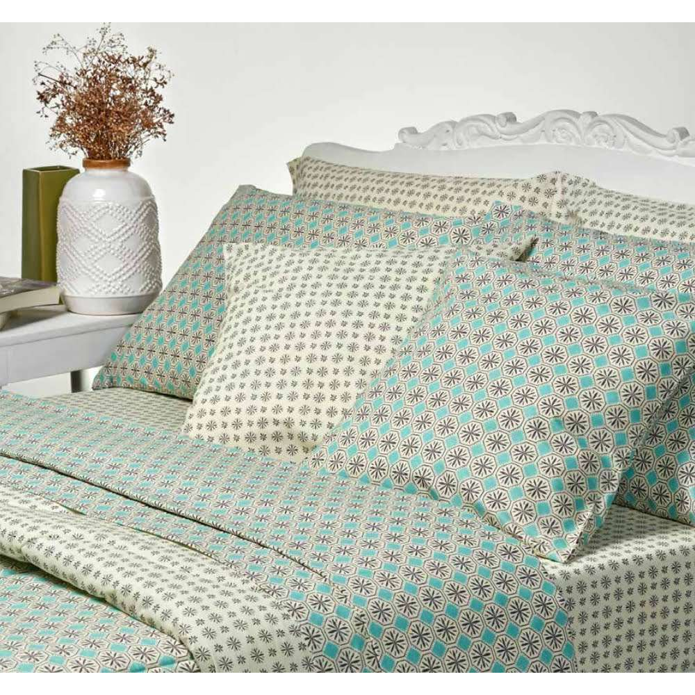 Sabanas Danubio Classic 1 1/2 plazas 144 hilos 2028-524