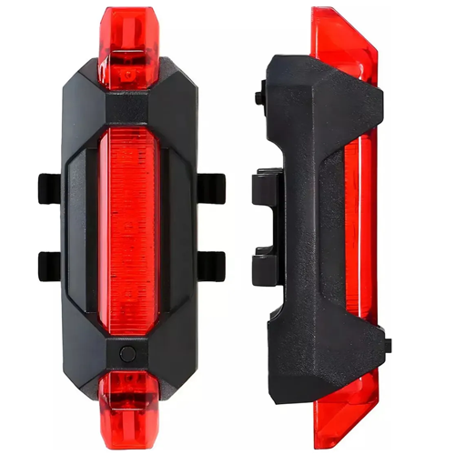 Accesorio para bicicleta luz delantera y trasera con carga USB