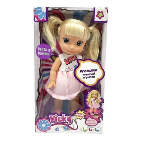 Muñeca Vicky canta y camina 16358