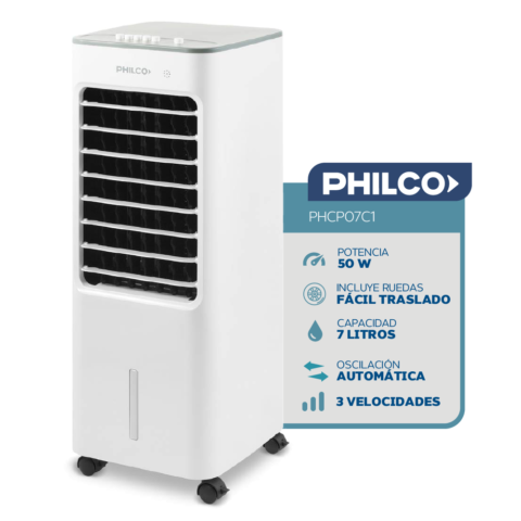 CLIMATIZADOR PHILCO CP07C1N FRIO SOLO 7LTS