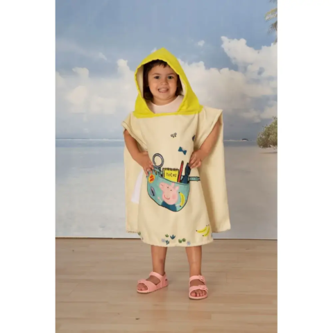 Poncho Infantil Casa Blanca Peppa Pig 8009