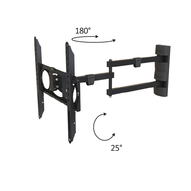 Soporte para TV Nakan SPL 378E extensible y giratorio 23" a 75"