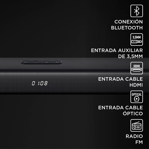Barra de sonido Stromberg Anthem SC-40-NE 2X3 50W