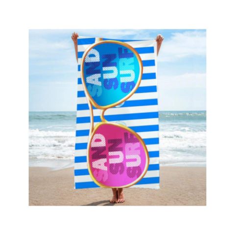 Toallon playero Amarelo recto 70x140 ART 9003