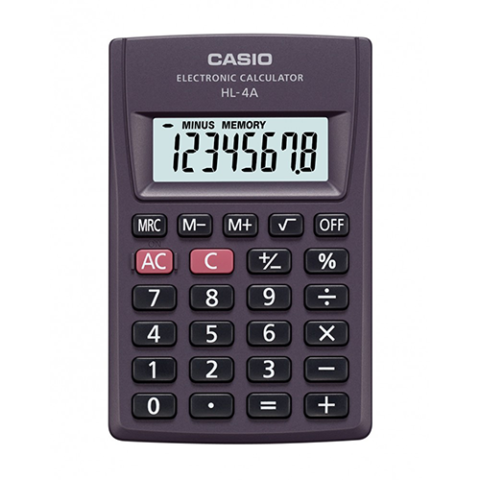 Calculadora Casio HL4 8 Dígitos Portátil
