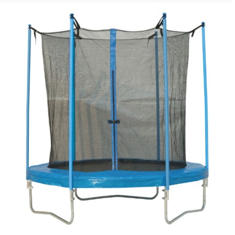 Cama elástica 2.44mts 50kg con red de seguridad