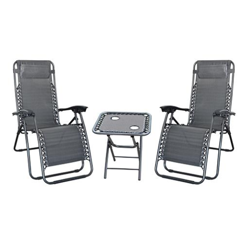 Juego de camping Rosario Import gravedad cero total black