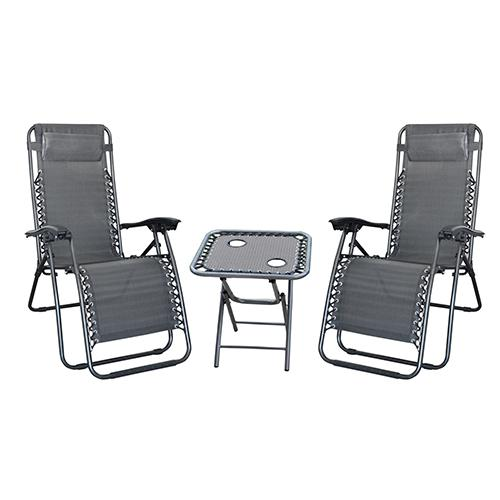 Juego de camping Rosario Import gravedad cero total black