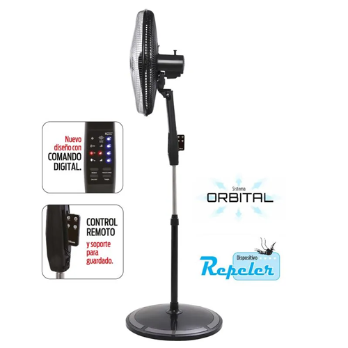 Ventilador de pie Liliana 20" VVPD20R orbital - Imagen 3